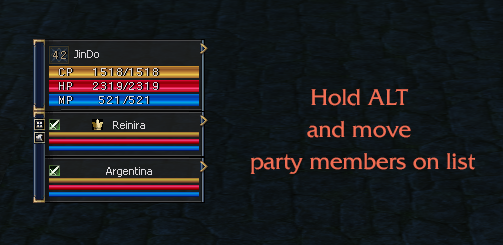 Move Party Members